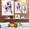 Designart - Sweet Funny Dog with Glasses - Animal Canvas Wall Art